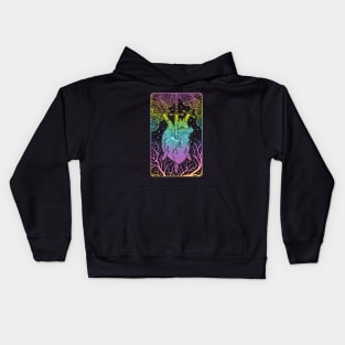 Tarot card - Three Of Swords Kids Hoodie